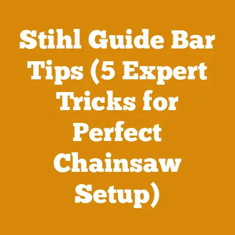 Stihl Guide Bar Tips (5 Expert Tricks for Perfect Chainsaw Setup)