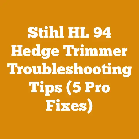 Stihl HL 94 Hedge Trimmer Troubleshooting Tips (5 Pro Fixes)