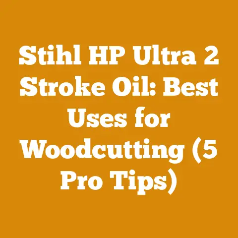Stihl HP Ultra 2 Stroke Oil: Best Uses for Woodcutting (5 Pro Tips)