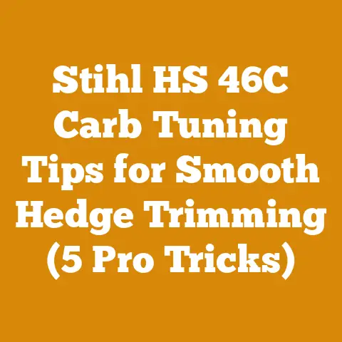Stihl HS 46C Carb Tuning Tips for Smooth Hedge Trimming (5 Pro Tricks)