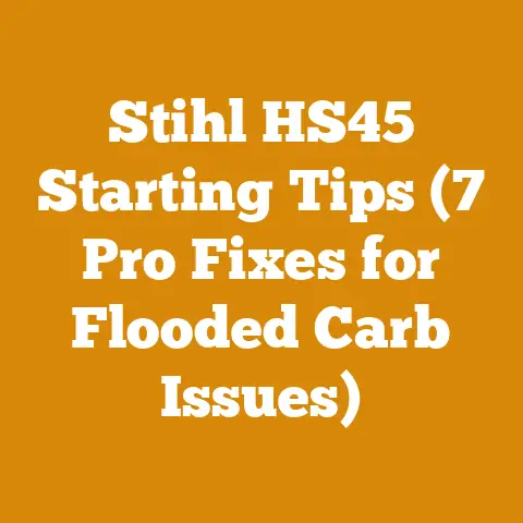 Stihl HS45 Starting Tips (7 Pro Fixes for Flooded Carb Issues)