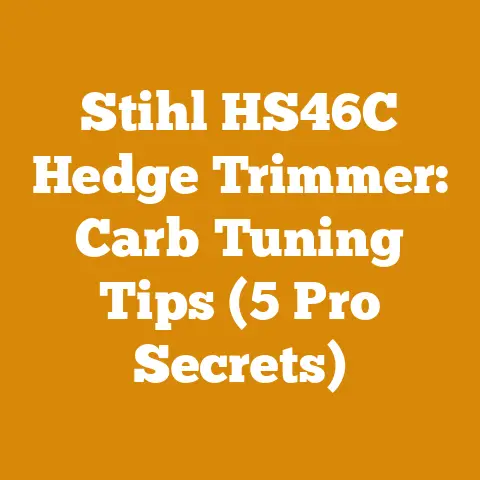 Stihl HS46C Hedge Trimmer: Carb Tuning Tips (5 Pro Secrets)