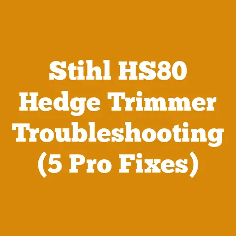 Stihl HS80 Hedge Trimmer Troubleshooting (5 Pro Fixes)