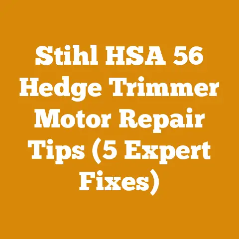 Stihl HSA 56 Hedge Trimmer Motor Repair Tips (5 Expert Fixes)