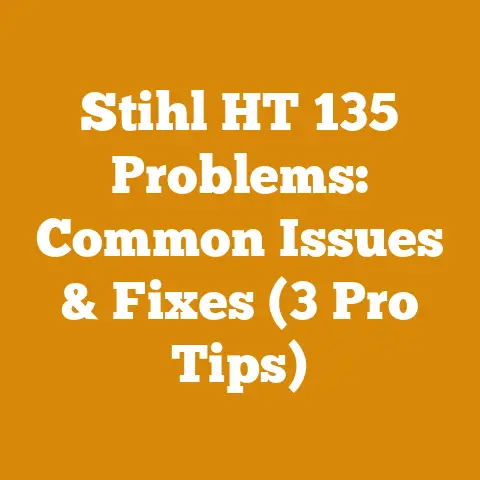 Stihl HT 135 Problems: Common Issues & Fixes (3 Pro Tips)