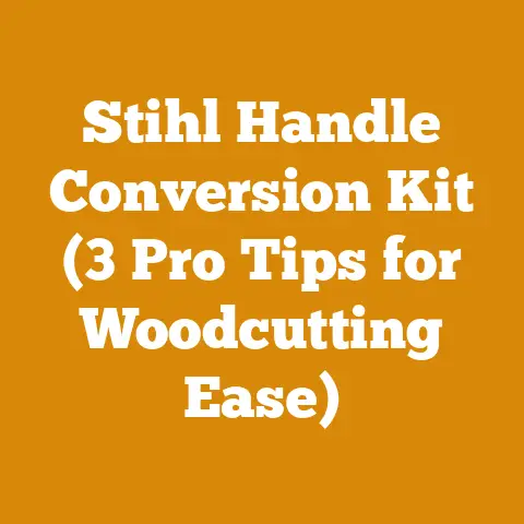 Stihl Handle Conversion Kit (3 Pro Tips for Woodcutting Ease)