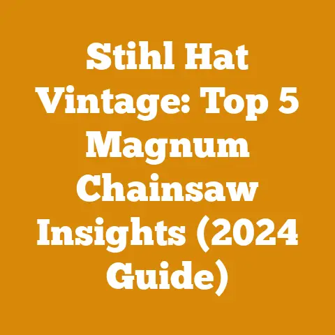 Stihl Hat Vintage: Top 5 Magnum Chainsaw Insights (2024 Guide)