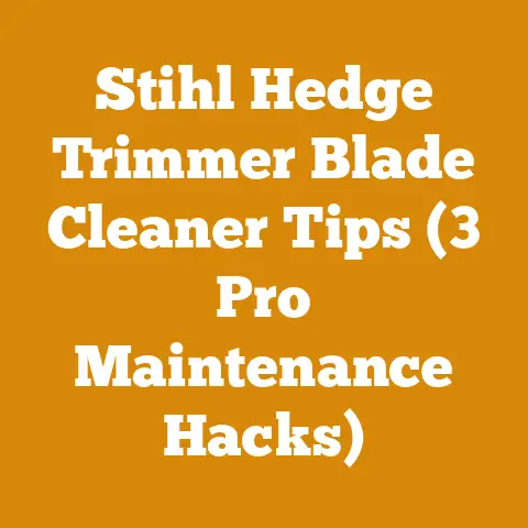 Stihl Hedge Trimmer Blade Cleaner Tips (3 Pro Maintenance Hacks)