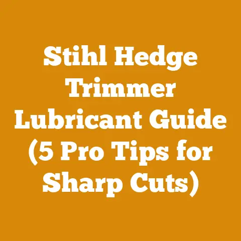 Stihl Hedge Trimmer Lubricant Guide (5 Pro Tips for Sharp Cuts)