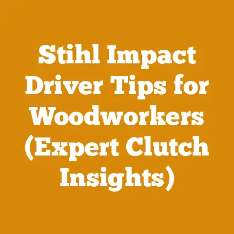 Stihl Impact Driver Tips for Woodworkers (Expert Clutch Insights)