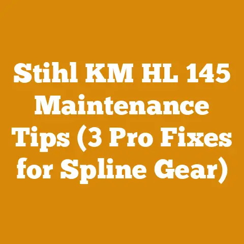 Stihl KM HL 145 Maintenance Tips (3 Pro Fixes for Spline Gear)