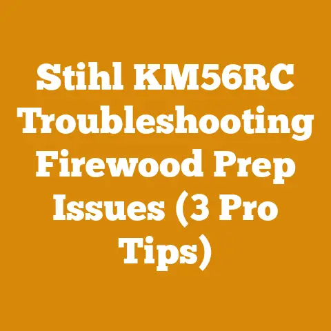 Stihl KM56RC Troubleshooting Firewood Prep Issues (3 Pro Tips)