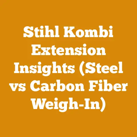 Stihl Kombi Extension Insights (Steel vs Carbon Fiber Weigh-In)