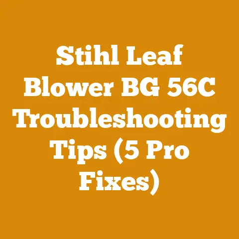 Stihl Leaf Blower BG 56C Troubleshooting Tips (5 Pro Fixes)
