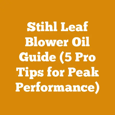Stihl Leaf Blower Oil Guide (5 Pro Tips for Peak Performance)