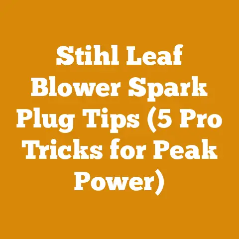 Stihl Leaf Blower Spark Plug Tips (5 Pro Tricks for Peak Power)