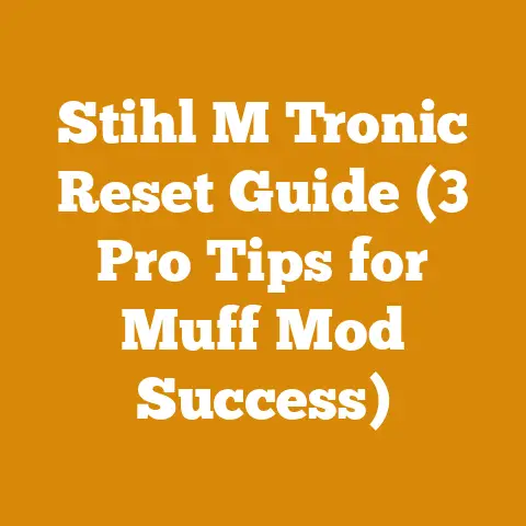 Stihl M Tronic Reset Guide (3 Pro Tips for Muff Mod Success)