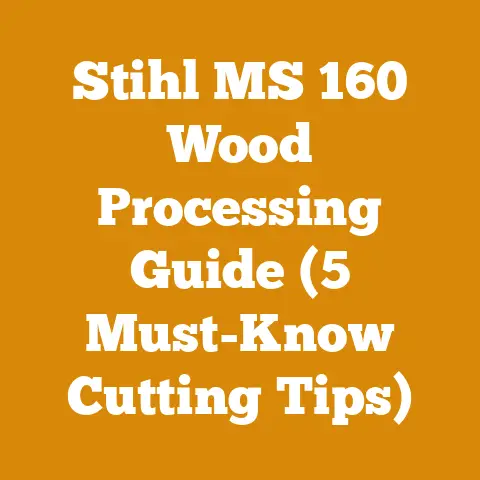 Stihl MS 160 Wood Processing Guide (5 Must-Know Cutting Tips)