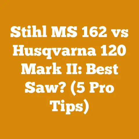 Stihl MS 162 vs Husqvarna 120 Mark II: Best Saw? (5 Pro Tips)