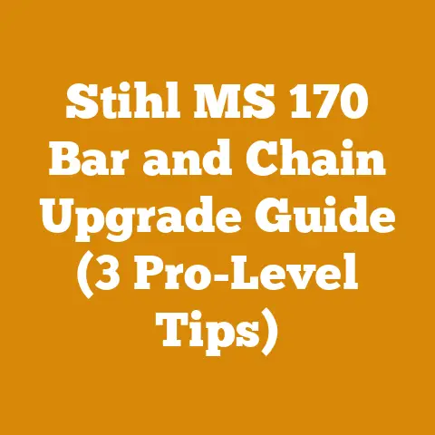 Stihl MS 170 Bar and Chain Upgrade Guide (3 Pro-Level Tips)