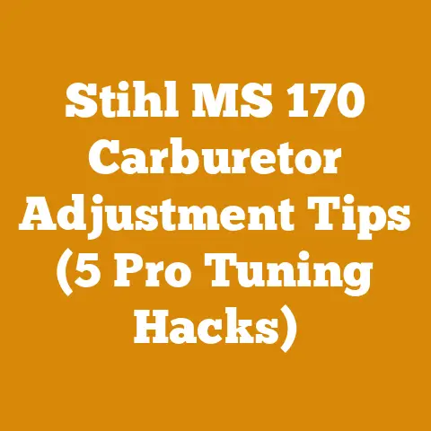 Stihl MS 170 Carburetor Adjustment Tips (5 Pro Tuning Hacks)