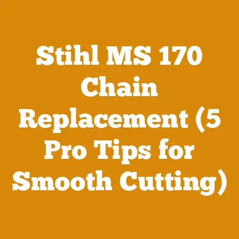 Stihl MS 170 Chain Replacement (5 Pro Tips for Smooth Cutting)
