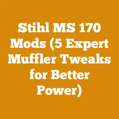 Stihl MS 170 Mods (5 Expert Muffler Tweaks for Better Power)