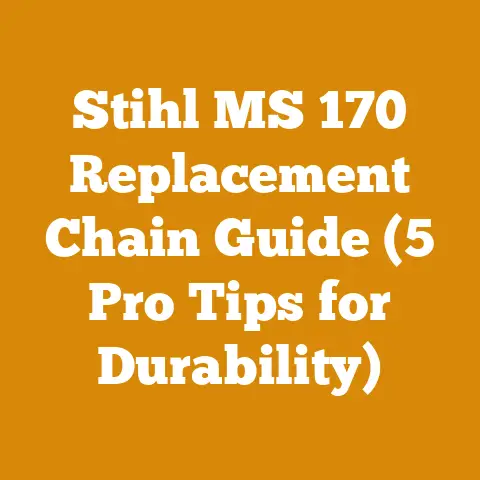 Stihl MS 170 Replacement Chain Guide (5 Pro Tips for Durability)
