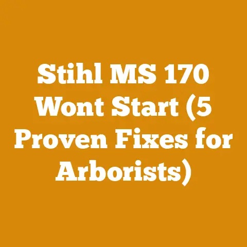 Stihl MS 170 Wont Start (5 Proven Fixes for Arborists)