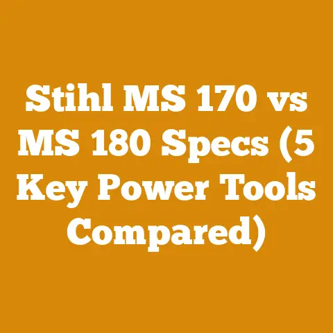 Stihl MS 170 vs MS 180 Specs (5 Key Power Tools Compared)