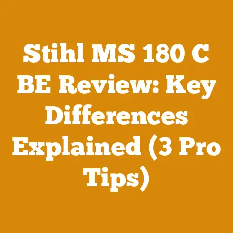 Stihl MS 180 C BE Review: Key Differences Explained (3 Pro Tips)