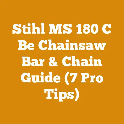 Stihl MS 180 C Be Chainsaw Bar & Chain Guide (7 Pro Tips)