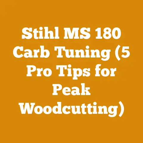 Stihl MS 180 Carb Tuning (5 Pro Tips for Peak Woodcutting)