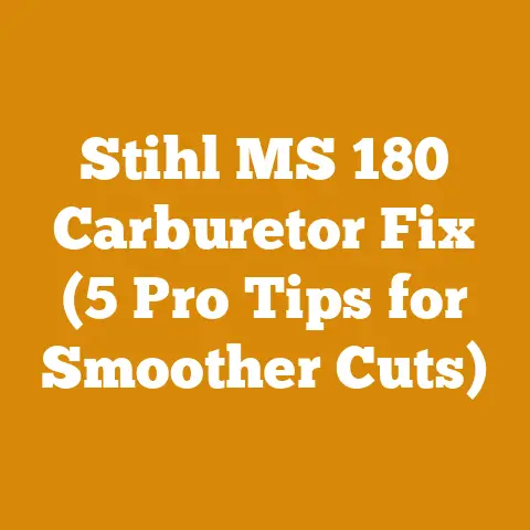 Stihl MS 180 Carburetor Fix (5 Pro Tips for Smoother Cuts)