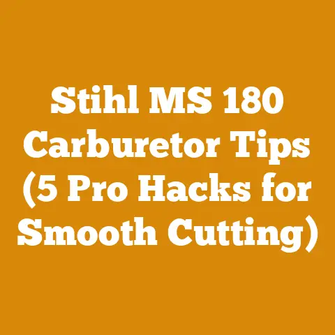 Stihl MS 180 Carburetor Tips (5 Pro Hacks for Smooth Cutting)