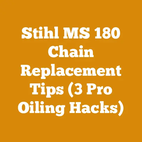 Stihl MS 180 Chain Replacement Tips (3 Pro Oiling Hacks)