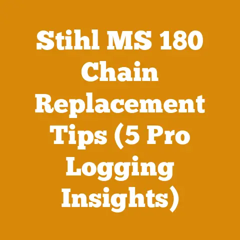 Stihl MS 180 Chain Replacement Tips (5 Pro Logging Insights)