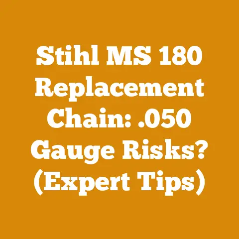 Stihl MS 180 Replacement Chain: .050 Gauge Risks? (Expert Tips)