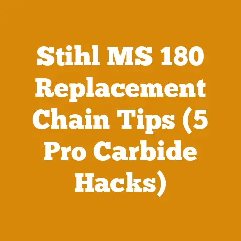 Stihl MS 180 Replacement Chain Tips (5 Pro Carbide Hacks)