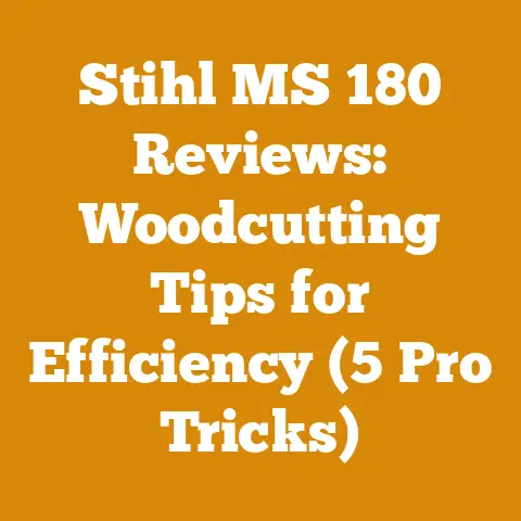 Stihl MS 180 Reviews: Woodcutting Tips for Efficiency (5 Pro Tricks)