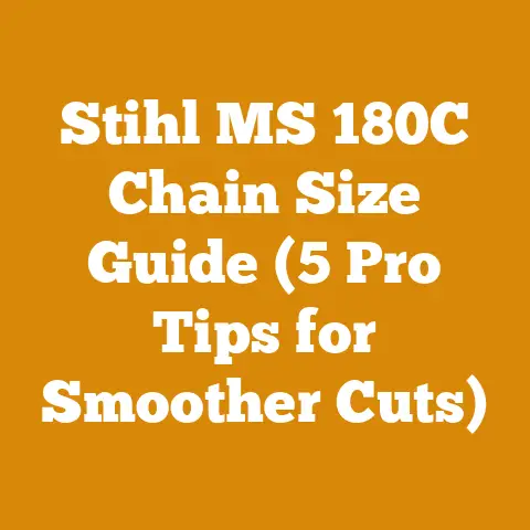 Stihl MS 180C Chain Size Guide (5 Pro Tips for Smoother Cuts)