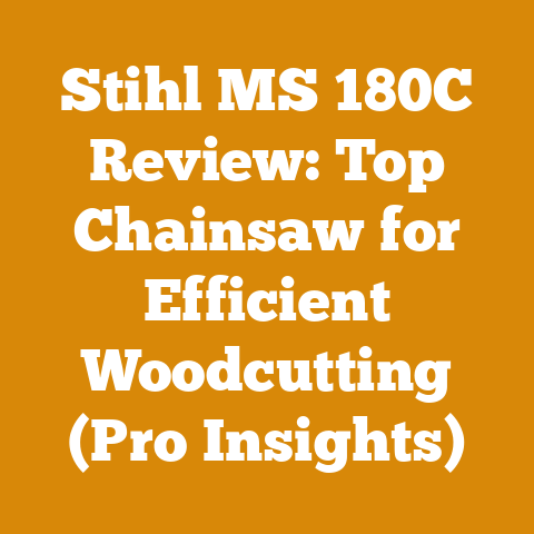 Stihl MS 180C Review: Top Chainsaw for Efficient Woodcutting (Pro Insights)