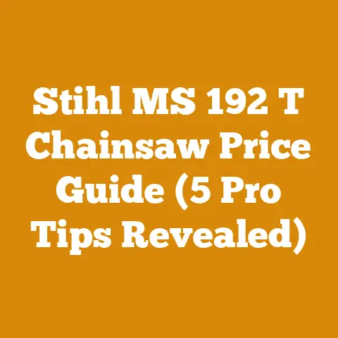 Stihl MS 192 T Chainsaw Price Guide (5 Pro Tips Revealed)