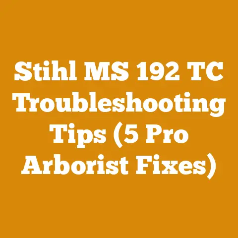 Stihl MS 192 TC Troubleshooting Tips (5 Pro Arborist Fixes)