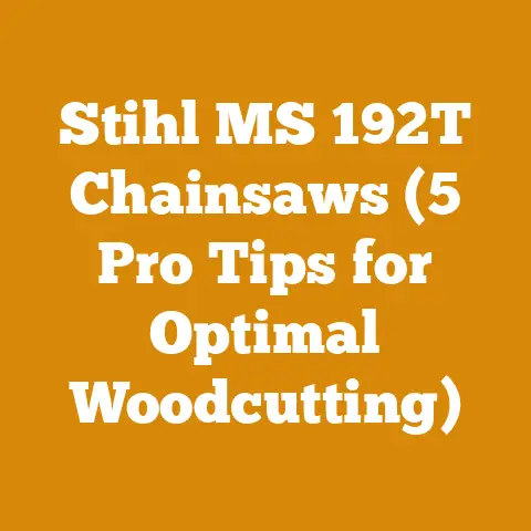 Stihl MS 192T Chainsaws (5 Pro Tips for Optimal Woodcutting)