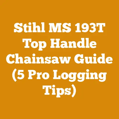Stihl MS 193T Top Handle Chainsaw Guide (5 Pro Logging Tips)