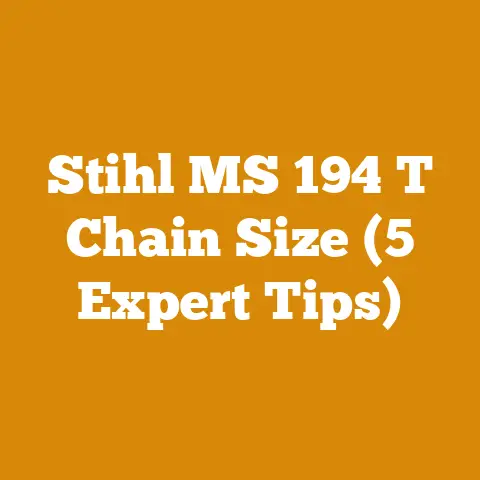 Stihl MS 194 T Chain Size (5 Expert Tips)
