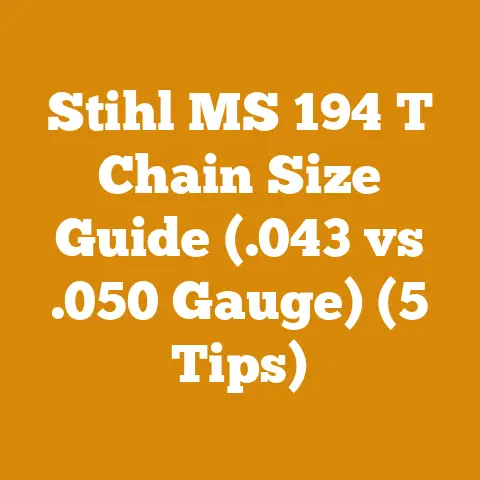 Stihl MS 194 T Chain Size Guide (.043 vs .050 Gauge) (5 Tips)