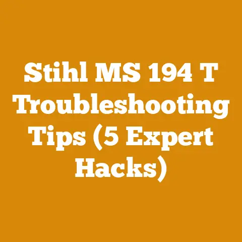 Stihl MS 194 T Troubleshooting Tips (5 Expert Hacks)