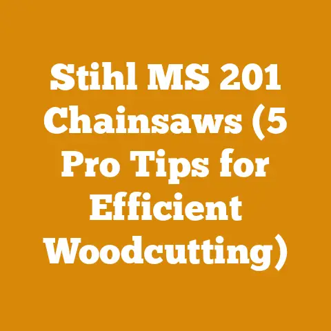 Stihl MS 201 Chainsaws (5 Pro Tips for Efficient Woodcutting)